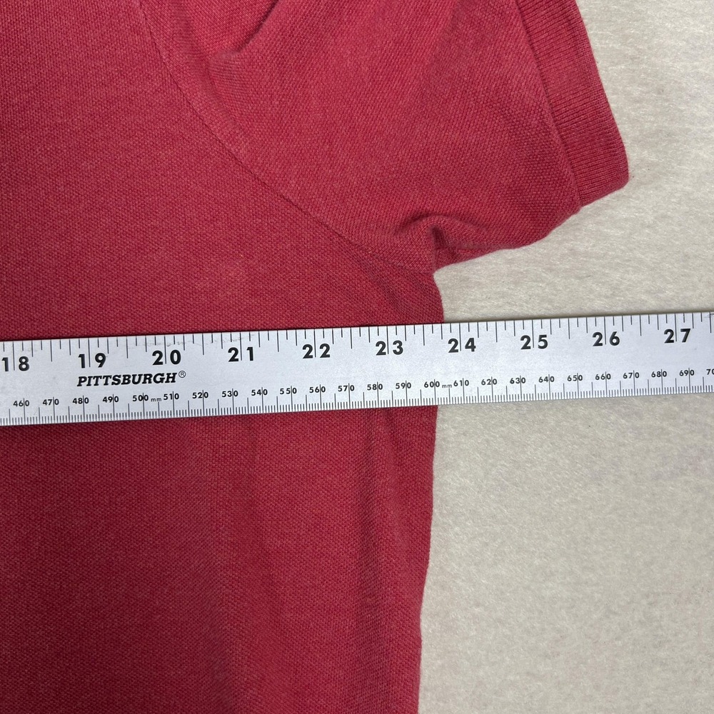 Polo Ralph Lauren Polo Shirt Mens XL Red Classic Fit Embroidered Pony Logo Pique - Picture 7 of 8